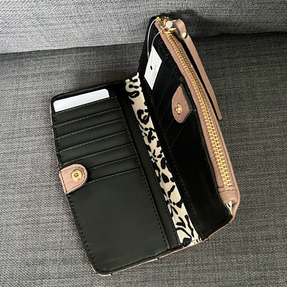 NWT JESSICA SIMPSON PETSY OPEN FLAT BIFOLD WALLET CASE ORGANIZER - Picture 5 of 11